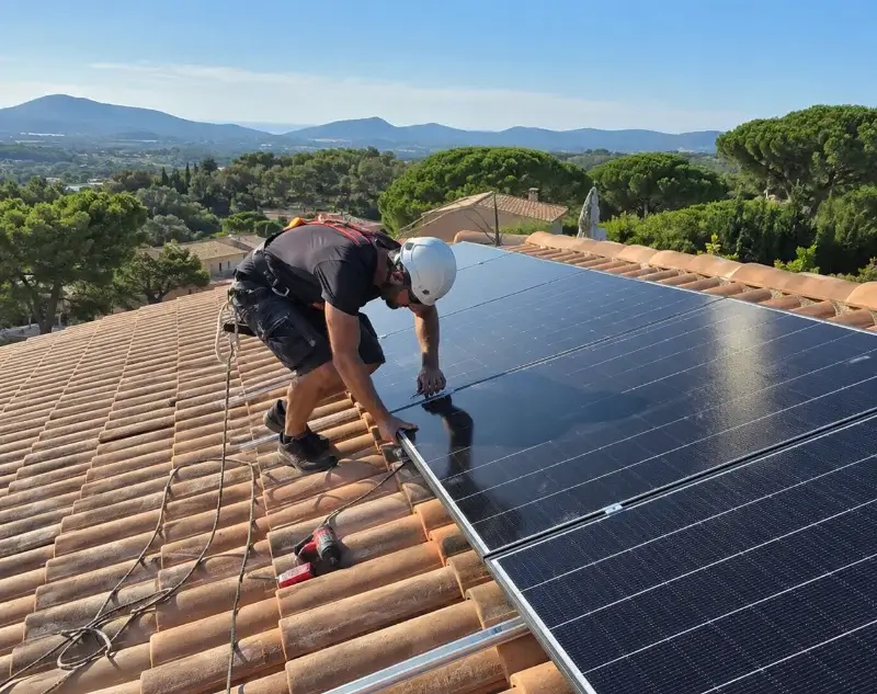 Installateur panneaux solaires Évriguet — pose photovoltaïque sur toiture