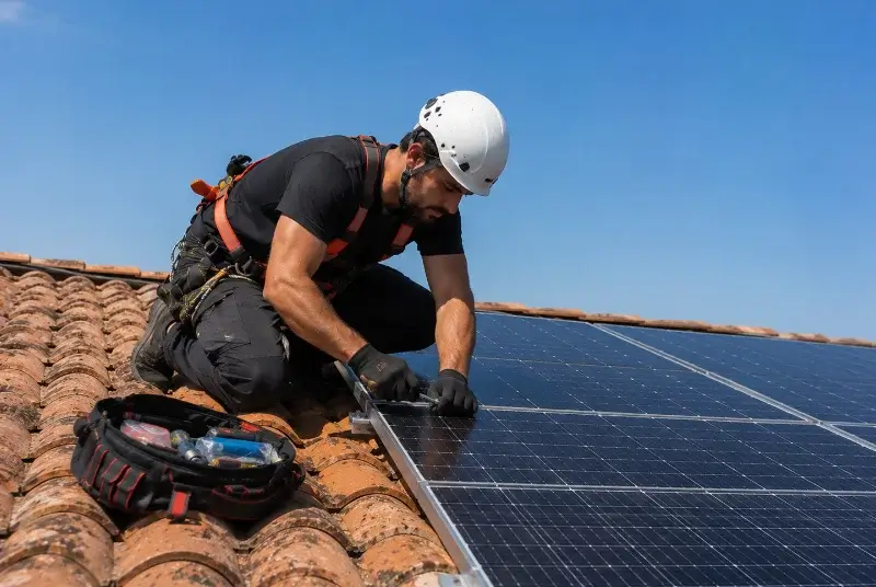 Maintenance et monitoring de panneaux solaires à Évriguet