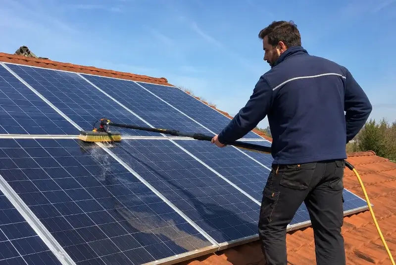 Nettoyage et entretien de panneaux solaires à Évriguet