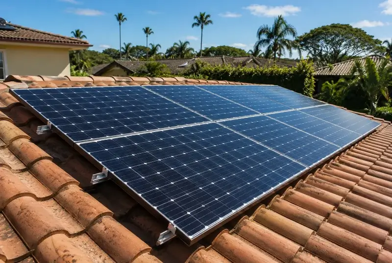 Installation de panneaux solaires à Évriguet